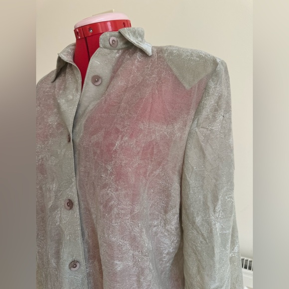 Vintage Silver Button Up - Picture 2 of 5